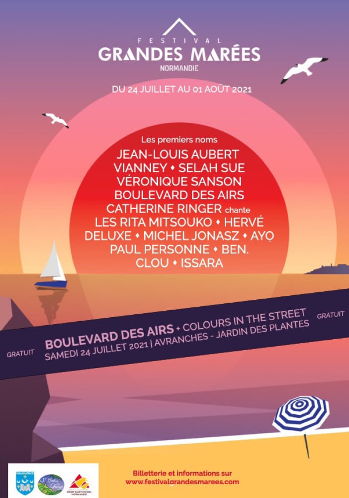 Affiche Festival Grandes Marées 2021 - 1ère édition