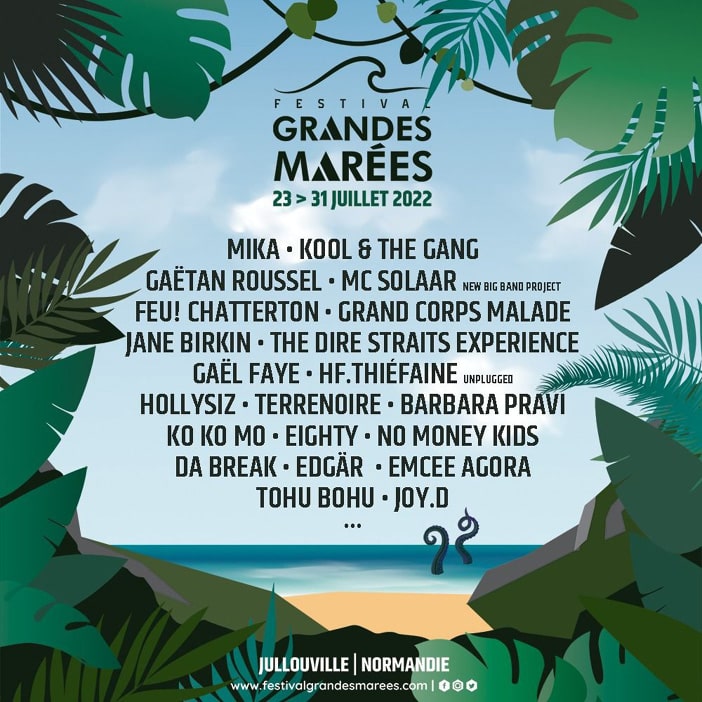 Affiche Festival Grandes Marées 2022 - 2ème édition
